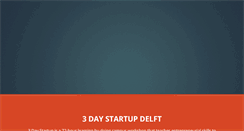Desktop Screenshot of delft.3daystartup.org