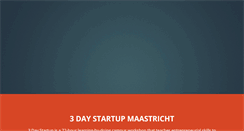 Desktop Screenshot of maastricht.3daystartup.org