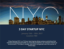 Tablet Screenshot of nyc.3daystartup.org